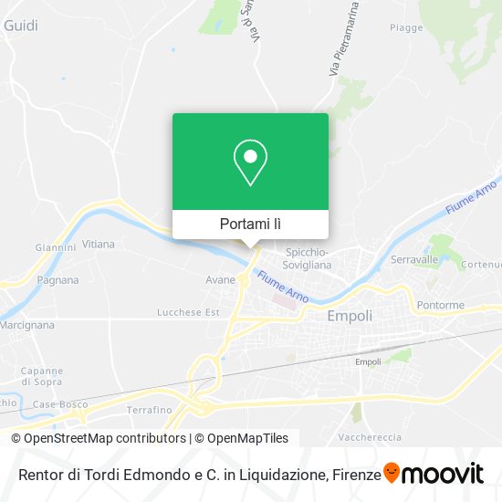 Mappa Rentor di Tordi Edmondo e C. in Liquidazione