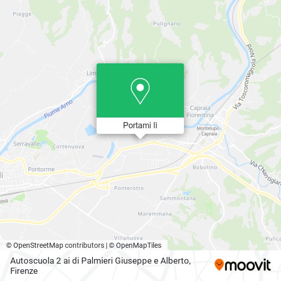 Mappa Autoscuola 2 ai di Palmieri Giuseppe e Alberto