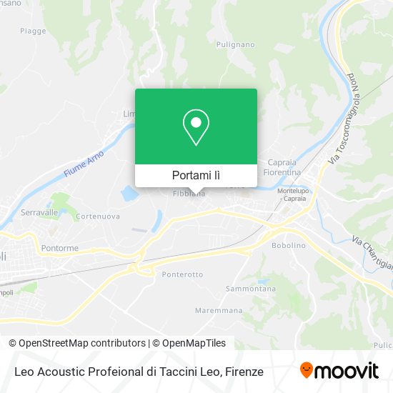 Mappa Leo Acoustic Profeional di Taccini Leo