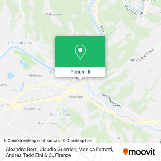 Mappa Aleandro Berti, Claudio Guerrieri, Monica Ferretti, Andrea Tadd Eini & C.