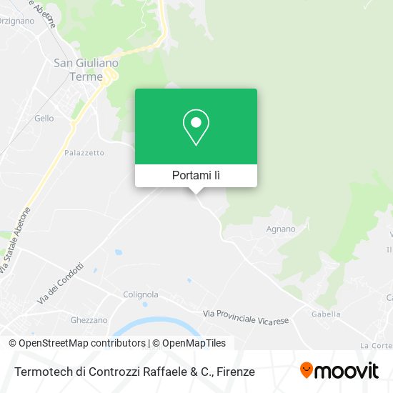 Mappa Termotech di Controzzi Raffaele & C.