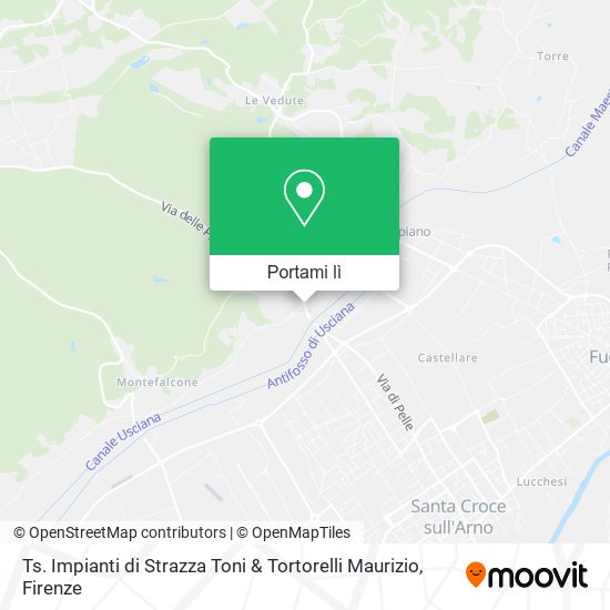 Mappa Ts. Impianti di Strazza Toni & Tortorelli Maurizio