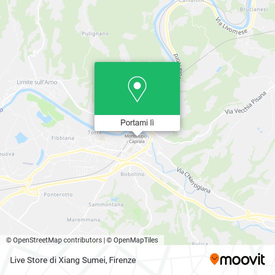 Mappa Live Store di Xiang Sumei