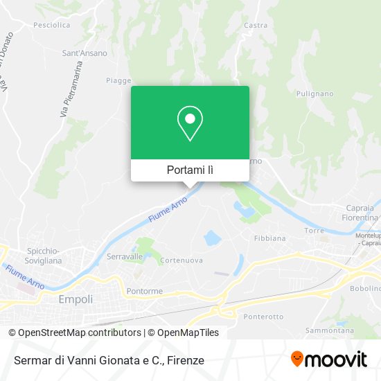 Mappa Sermar di Vanni Gionata e C.