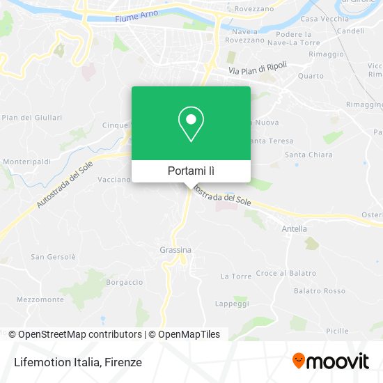 Mappa Lifemotion Italia