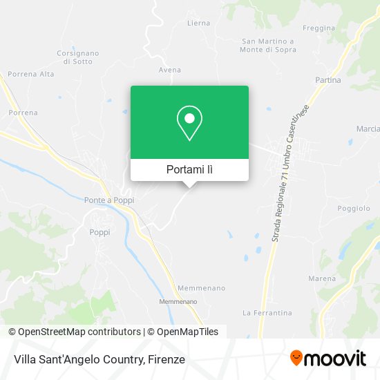 Mappa Villa Sant'Angelo Country