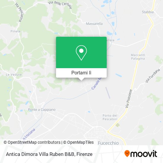 Mappa Antica Dimora Villa Ruben B&B