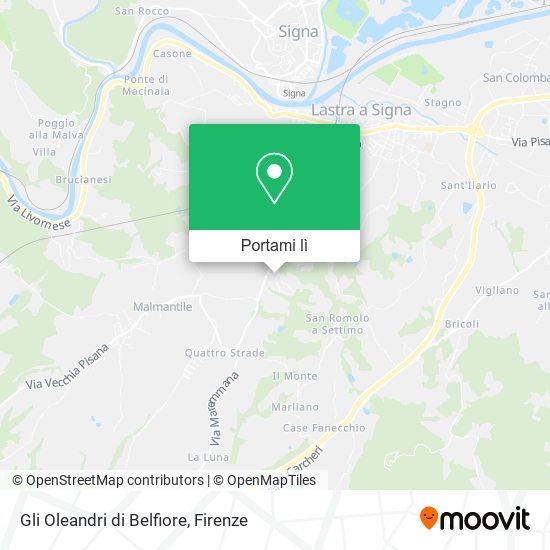 Mappa Gli Oleandri di Belfiore