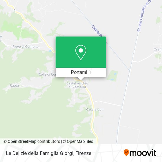Mappa Le Delizie della Famiglia Giorgi