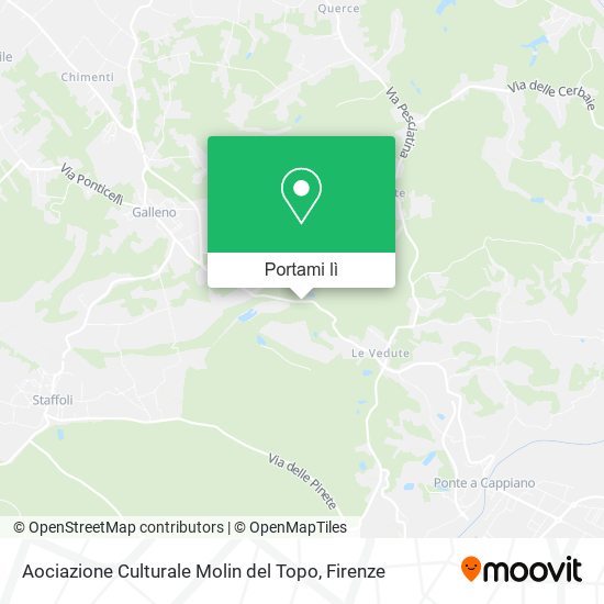 Mappa Aociazione Culturale Molin del Topo