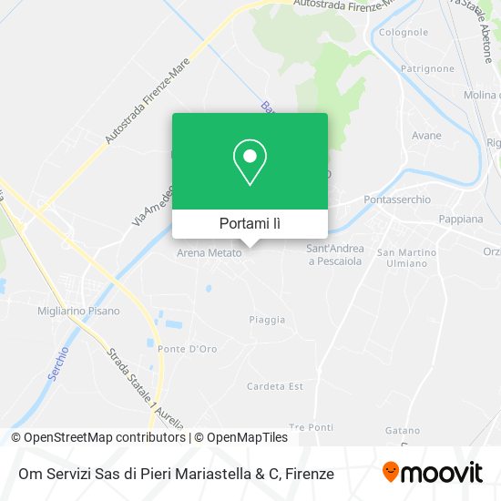 Mappa Om Servizi Sas di Pieri Mariastella & C