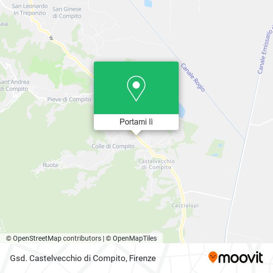 Mappa Gsd. Castelvecchio di Compito