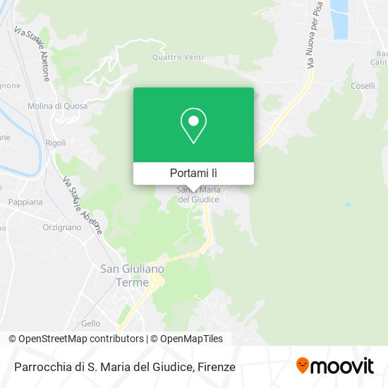 Mappa Parrocchia di S. Maria del Giudice