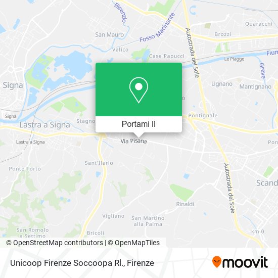 Mappa Unicoop Firenze Soccoopa Rl.