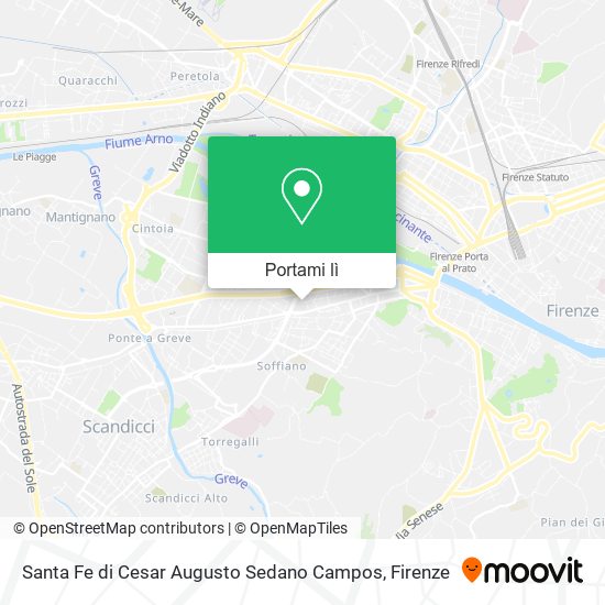 Mappa Santa Fe di Cesar Augusto Sedano Campos