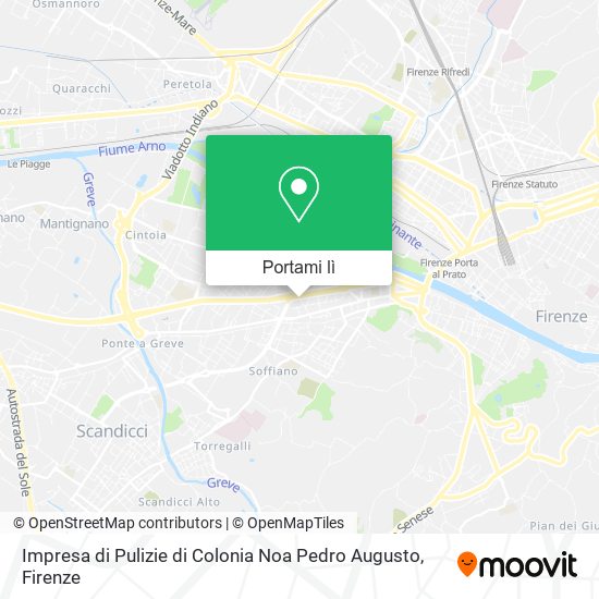 Mappa Impresa di Pulizie di Colonia Noa Pedro Augusto