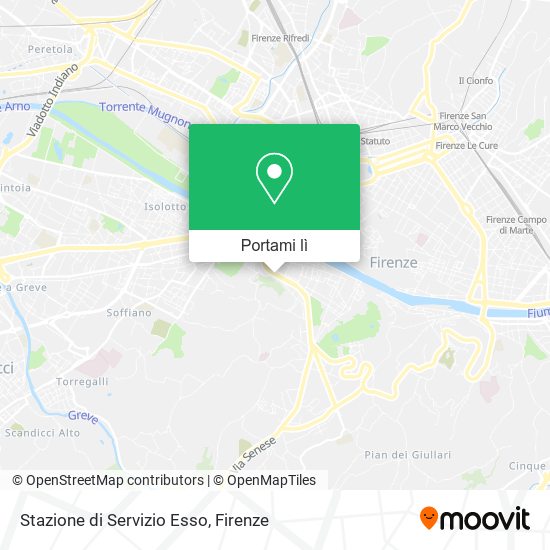 Mappa Stazione di Servizio Esso
