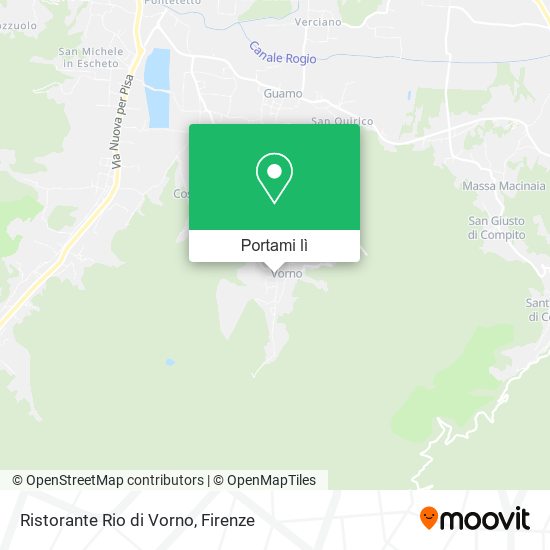Mappa Ristorante Rio di Vorno