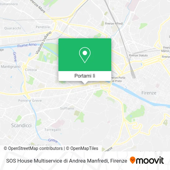 Mappa SOS House Multiservice di Andrea Manfredi