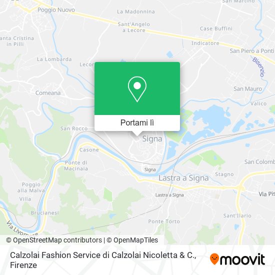 Mappa Calzolai Fashion Service di Calzolai Nicoletta & C.