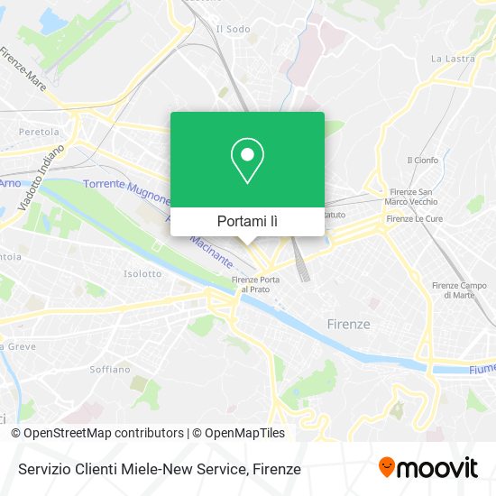 Mappa Servizio Clienti Miele-New Service