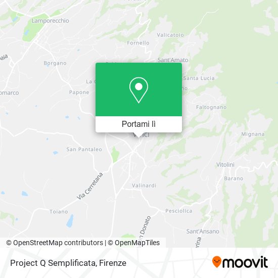 Mappa Project Q Semplificata