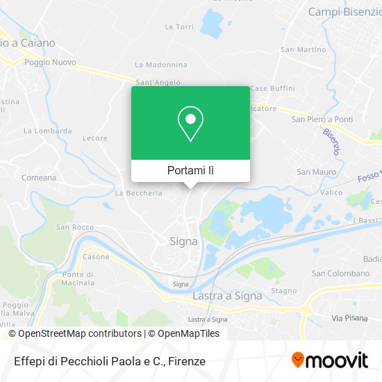 Mappa Effepi di Pecchioli Paola e C.