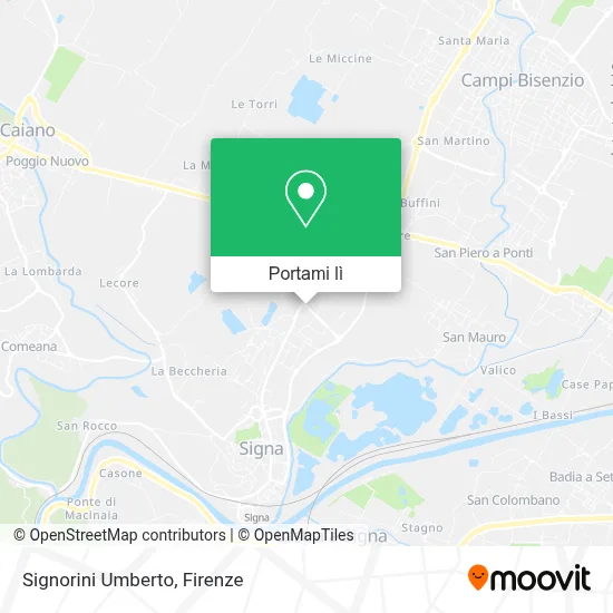Mappa Signorini Umberto