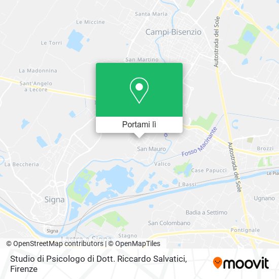 Mappa Studio di Psicologo di Dott. Riccardo Salvatici
