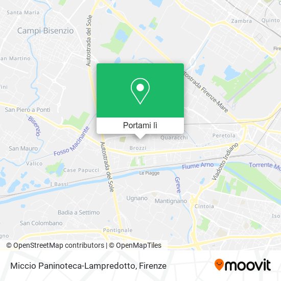 Mappa Miccio Paninoteca-Lampredotto