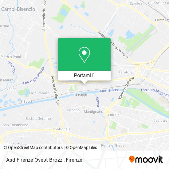 Mappa Asd Firenze Ovest Brozzi