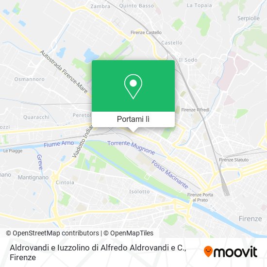 Mappa Aldrovandi e Iuzzolino di Alfredo Aldrovandi e C.