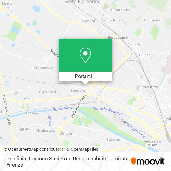 Mappa Panificio Toscano Societa' a Responsabilita' Limitata