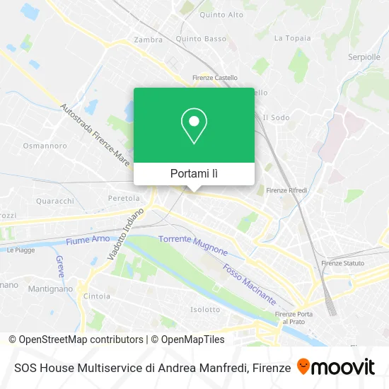 Mappa SOS House Multiservice di Andrea Manfredi