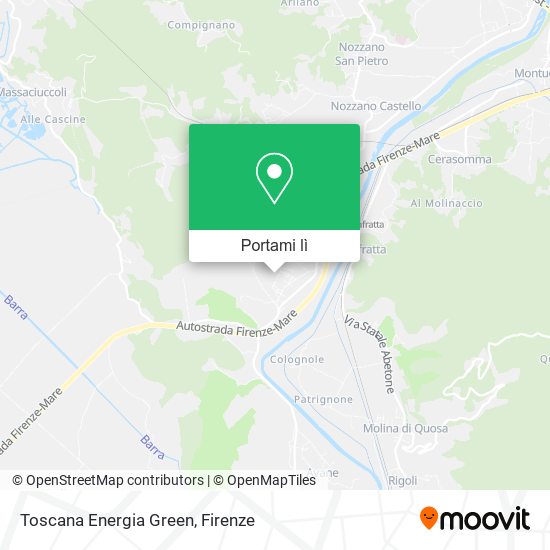 Mappa Toscana Energia Green