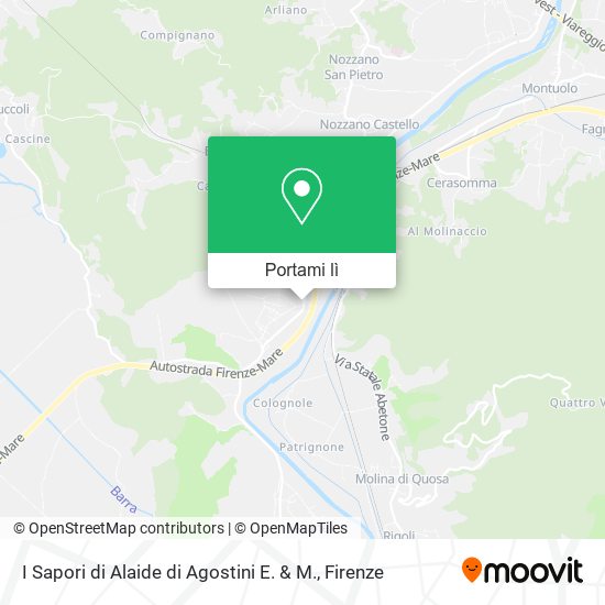 Mappa I Sapori di Alaide di Agostini E. & M.