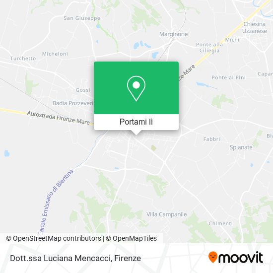 Mappa Dott.ssa Luciana Mencacci