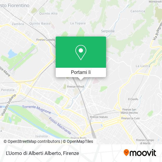 Mappa L'Uomo di Alberti Alberto