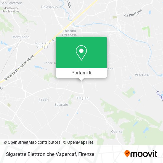 Mappa Sigarette Elettroniche Vapercaf
