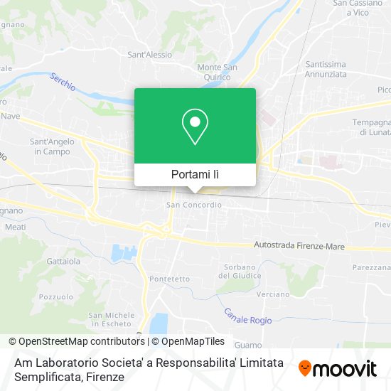 Mappa Am Laboratorio Societa' a Responsabilita' Limitata Semplificata