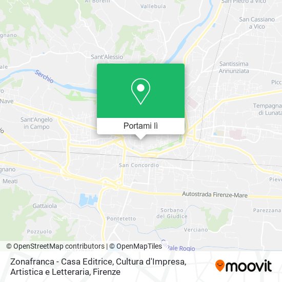 Mappa Zonafranca - Casa Editrice, Cultura d'Impresa, Artistica e Letteraria