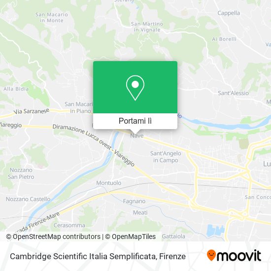 Mappa Cambridge Scientific Italia Semplificata