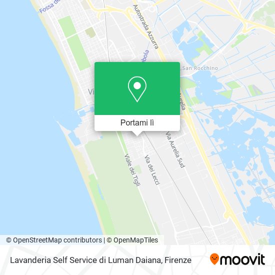 Mappa Lavanderia Self Service di Luman Daiana