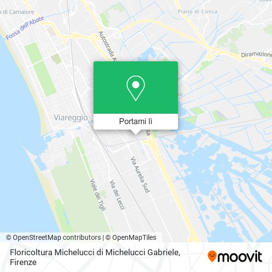 Mappa Floricoltura Michelucci di Michelucci Gabriele