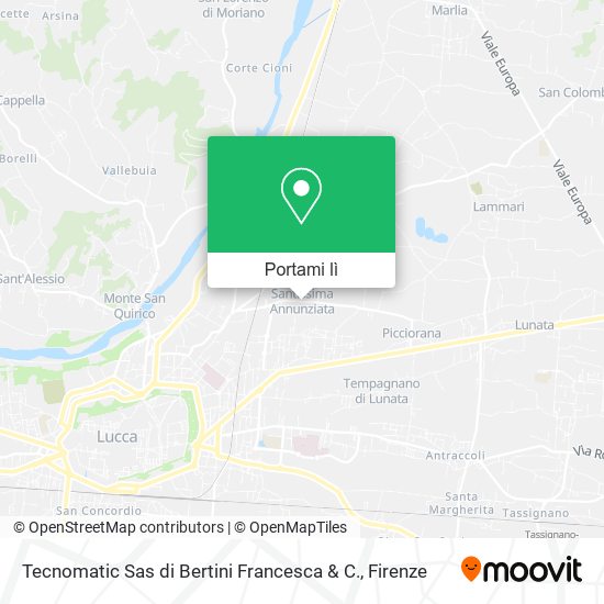 Mappa Tecnomatic Sas di Bertini Francesca & C.