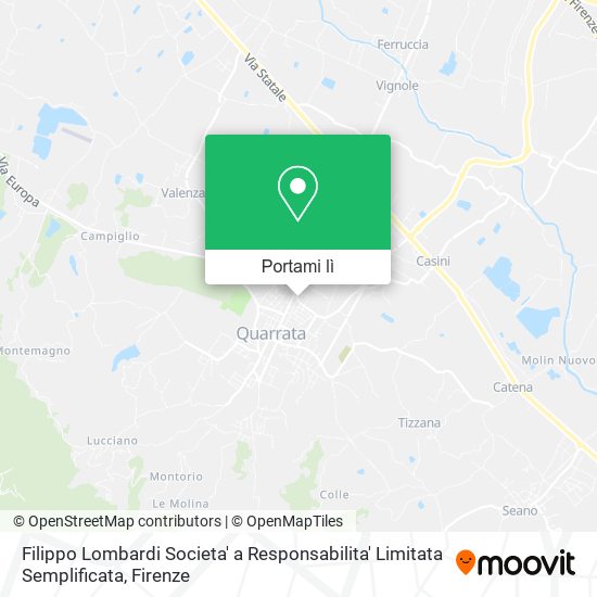 Mappa Filippo Lombardi Societa' a Responsabilita' Limitata Semplificata