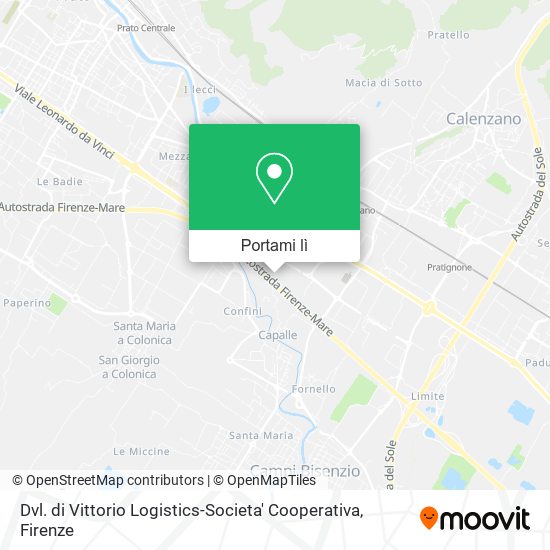 Mappa Dvl. di Vittorio Logistics-Societa' Cooperativa