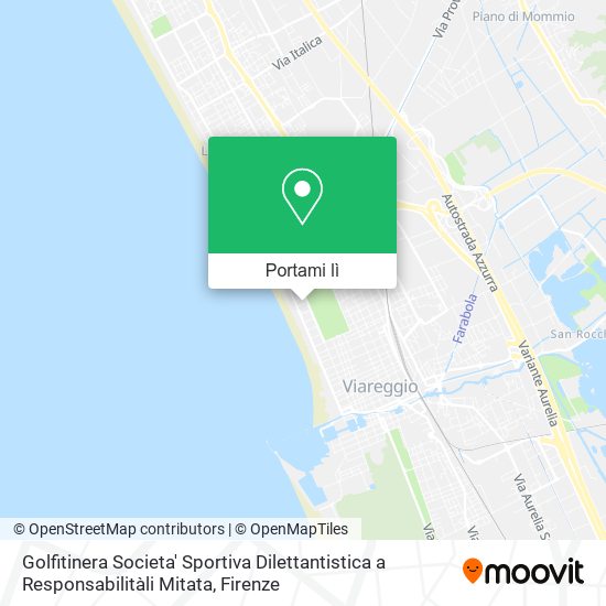Mappa Golfitinera Societa' Sportiva Dilettantistica a Responsabilitàli Mitata
