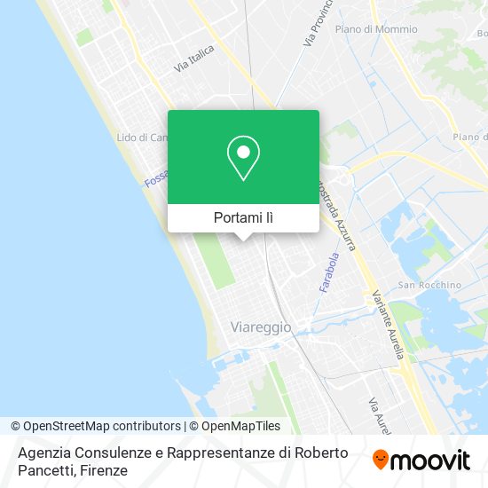 Mappa Agenzia Consulenze e Rappresentanze di Roberto Pancetti