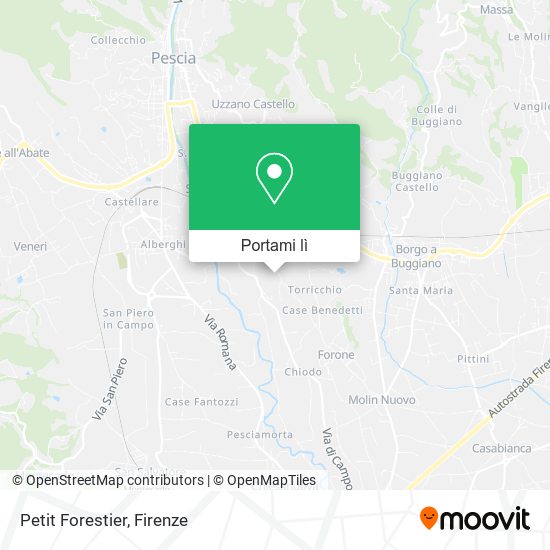 Mappa Petit Forestier